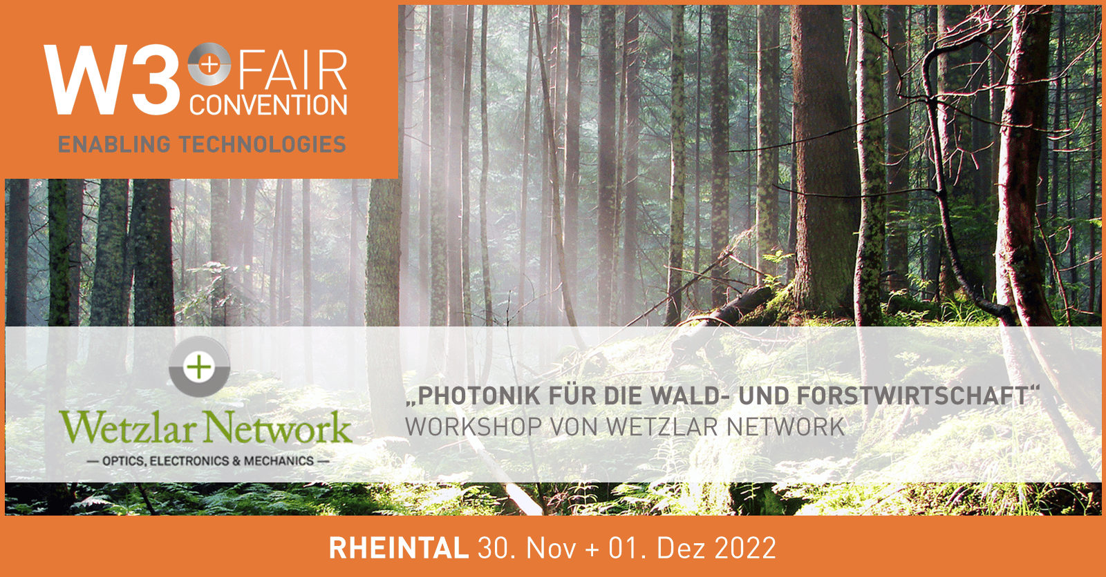 Kostenfreier Workshop auf der W3+ Fair Rheintal 2022
