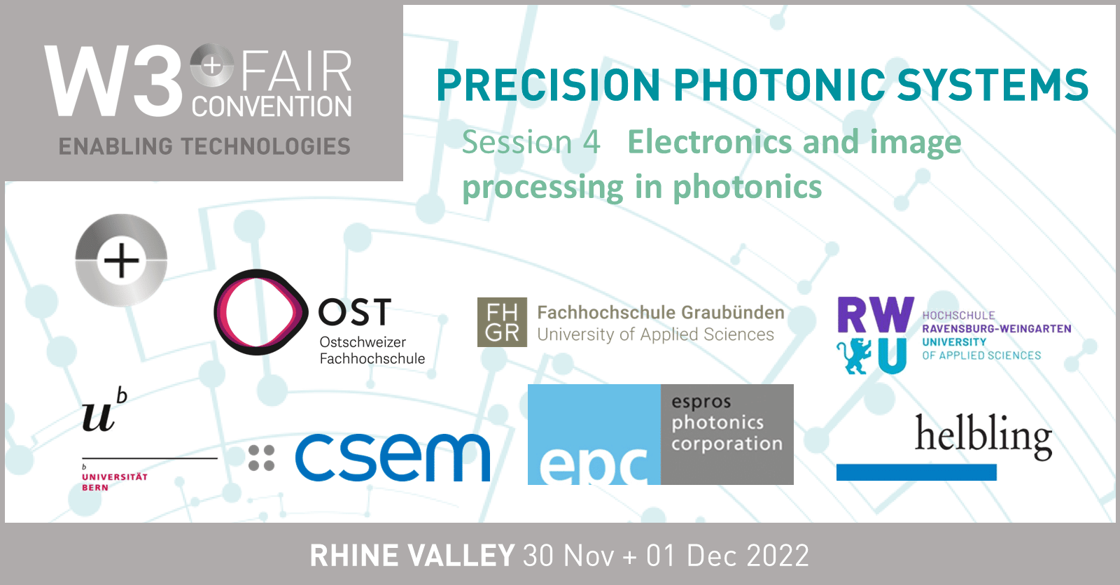 W3+ Precision Photonic Systems in Rhine Valley 2022