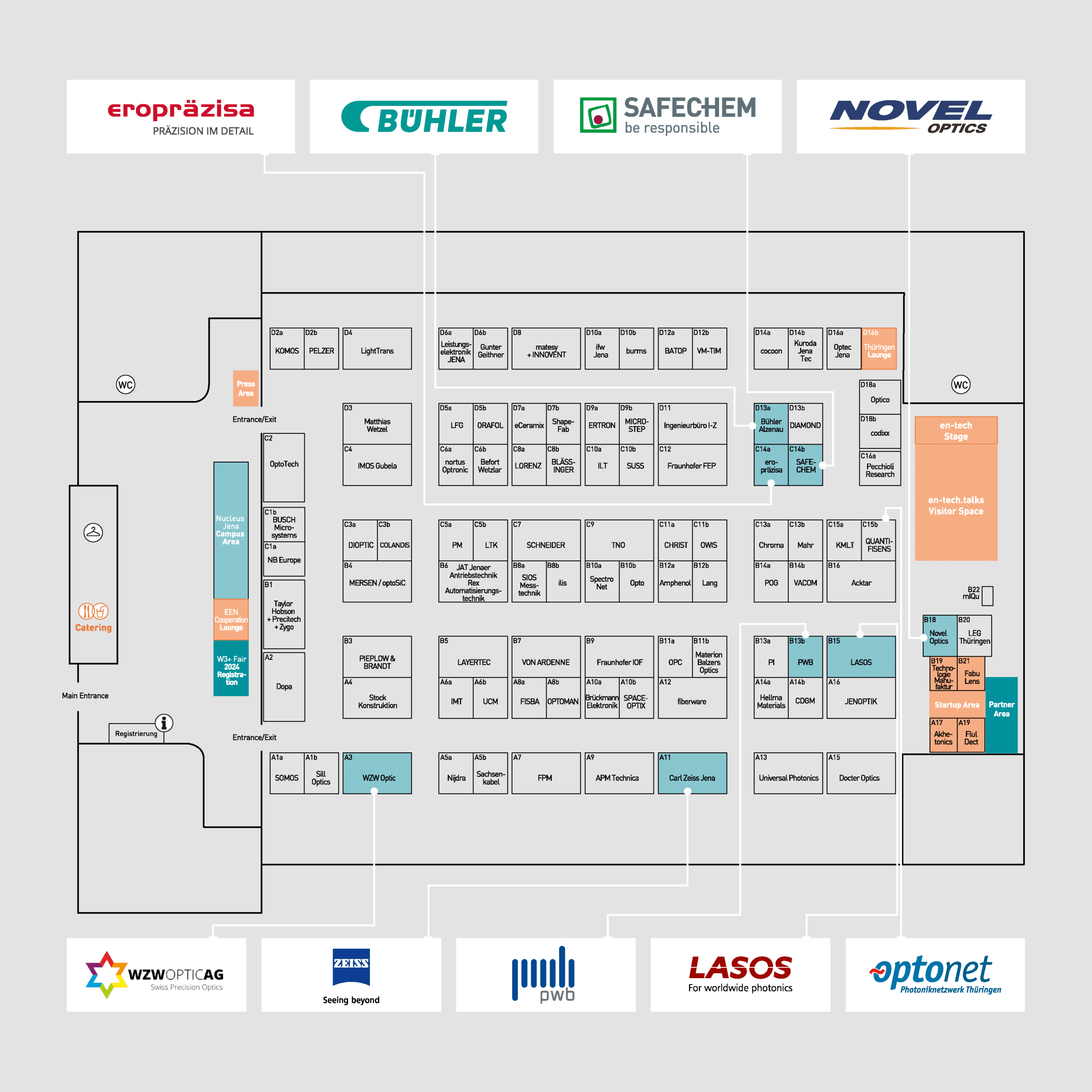 W3+ Fair Jena Hall Plan