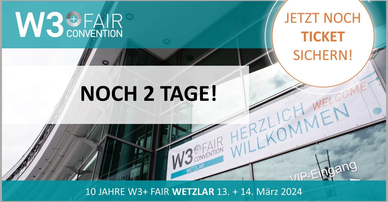 Countdown für die W3+ Fair in Wetzlar 2024