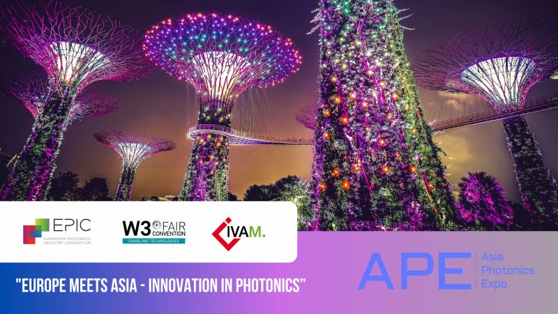 European Joint Booth powered by W3+ Fair, IVAM Microtechnology Network and EPIC - EUROPEAN PHOTONICS INDUSTRY CONSORTIUM at the 1st Asia Photonics Expo