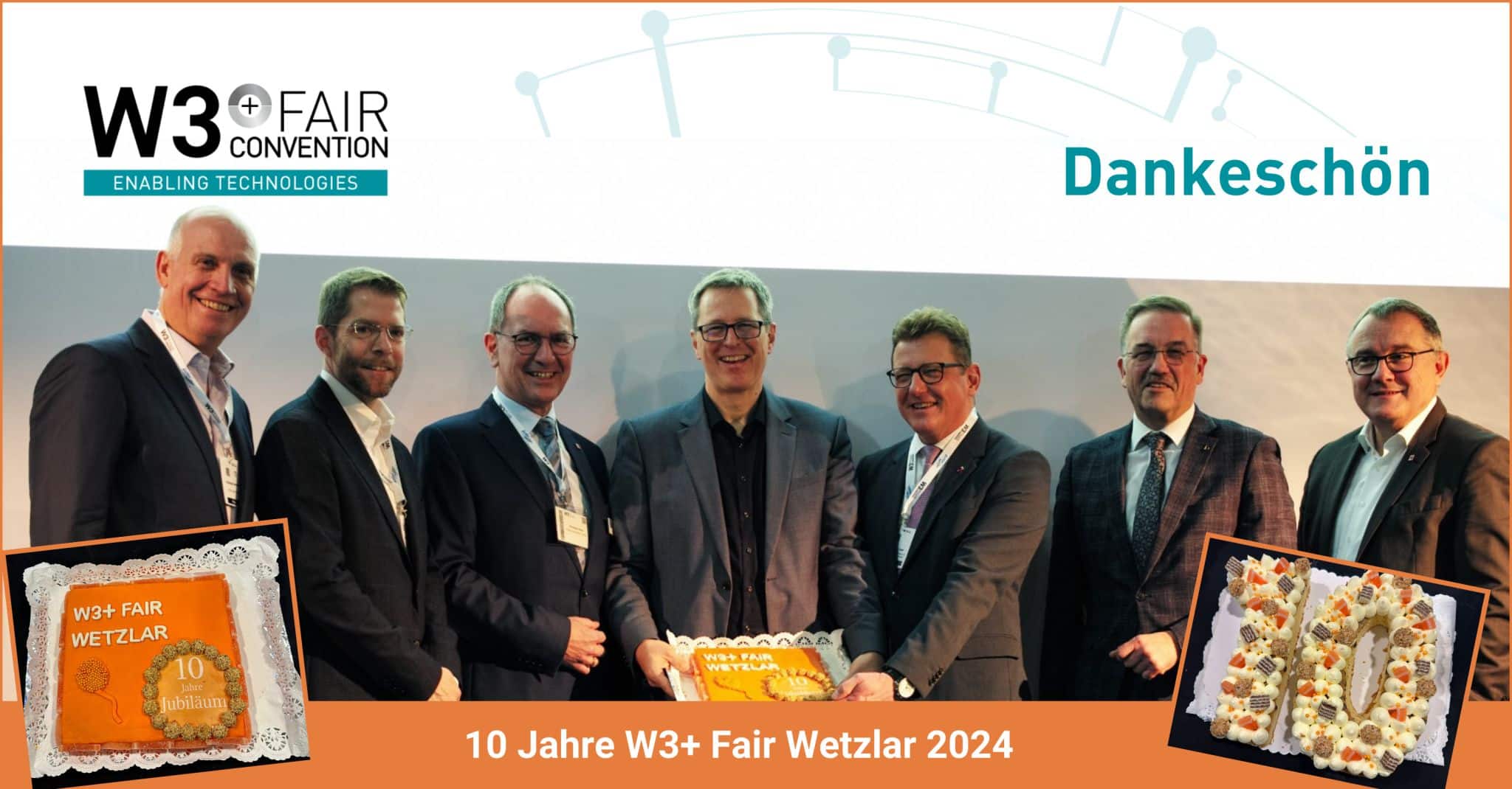 Glückwünsche zum Jubiläum der W3+ Fair in Wetzlar