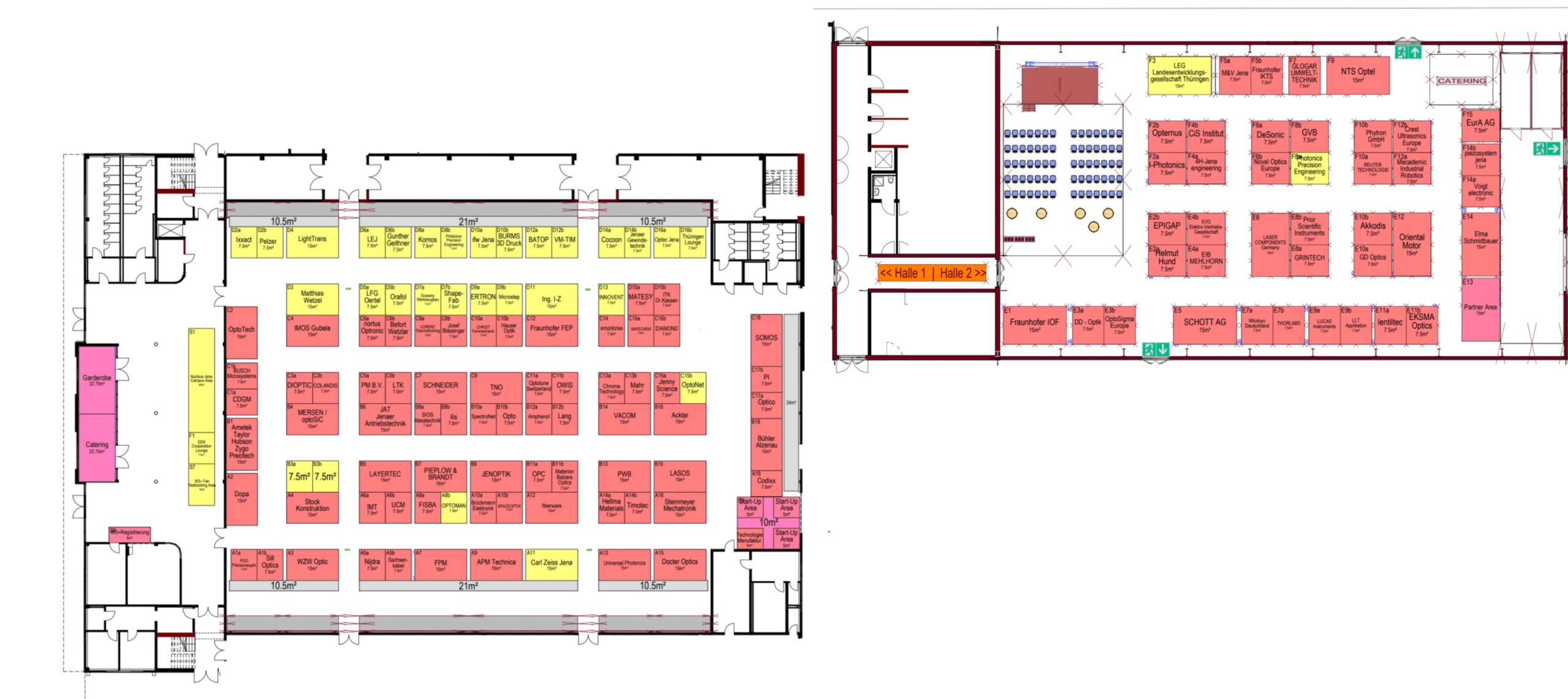 W3+ Fair Jena Hallenplan