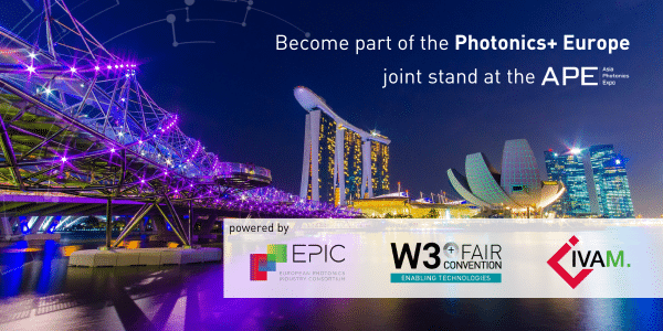 Become part of the “PHOTONICS+ Europe” joint booth