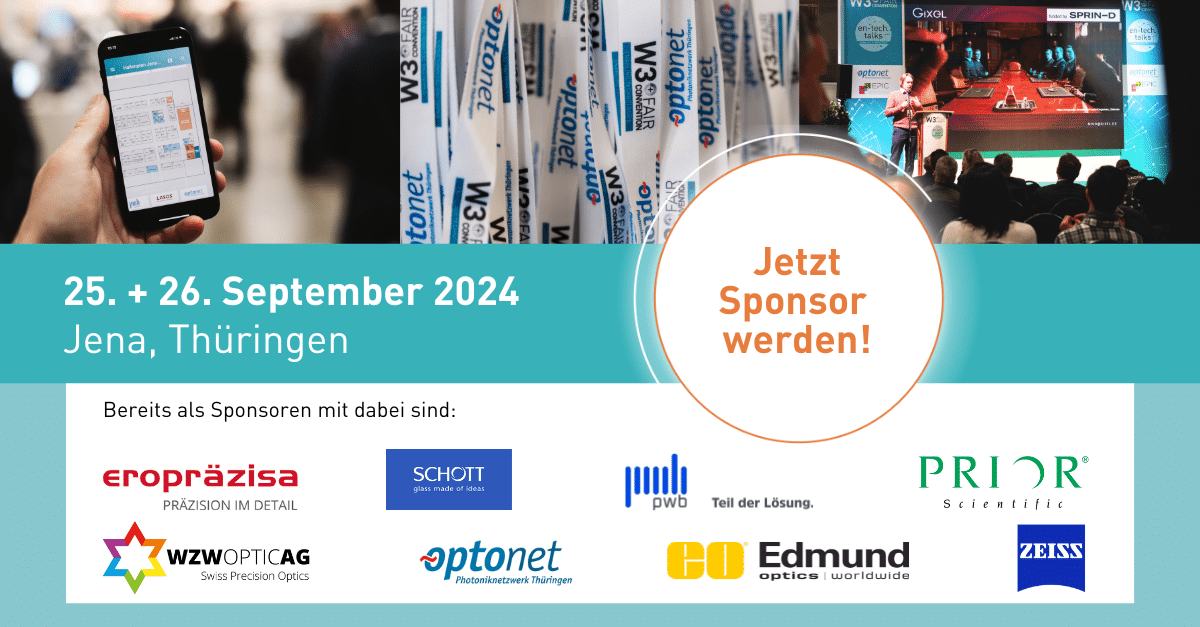 Be part of the W3+ Fair Jena 2024 and secure your sponsorship now!