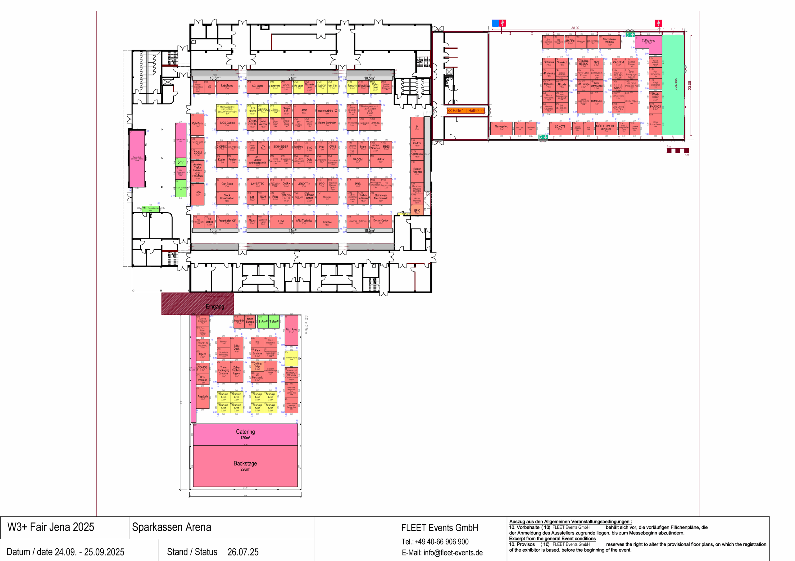Hallenplan Jena 260725 Hallenplan Jena 260725